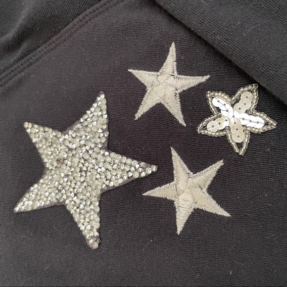 Rebecca Minkoff Graham Sweatshirt with embroidered beaded stars - Picture 2 of 4